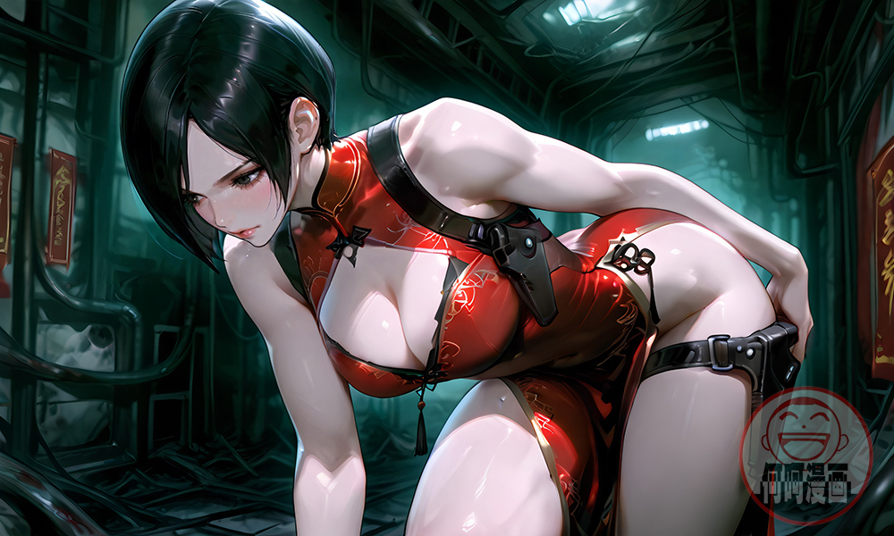 Ada wong 艾达王 旗袍-pixiv插画-作品交流服务