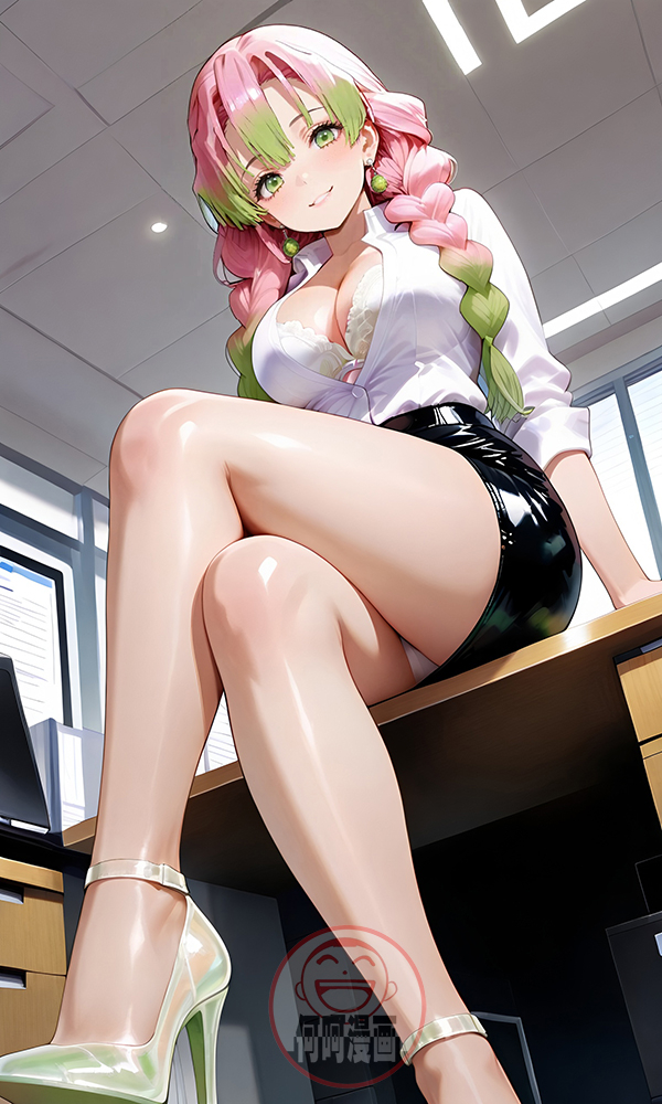 甘露寺 蜜璃 Kanroji Mitsuri-pixiv插画-作品交流服务