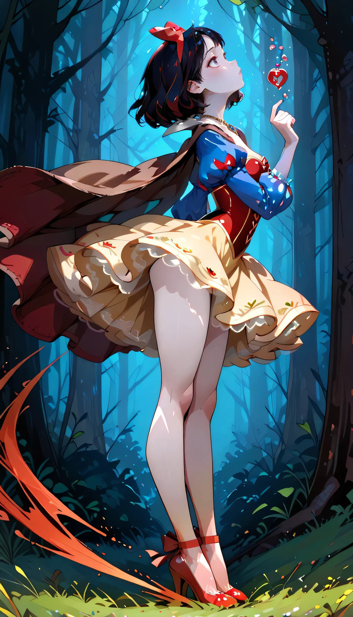 白雪公主 Snow white-pixiv插画-作品交流服务