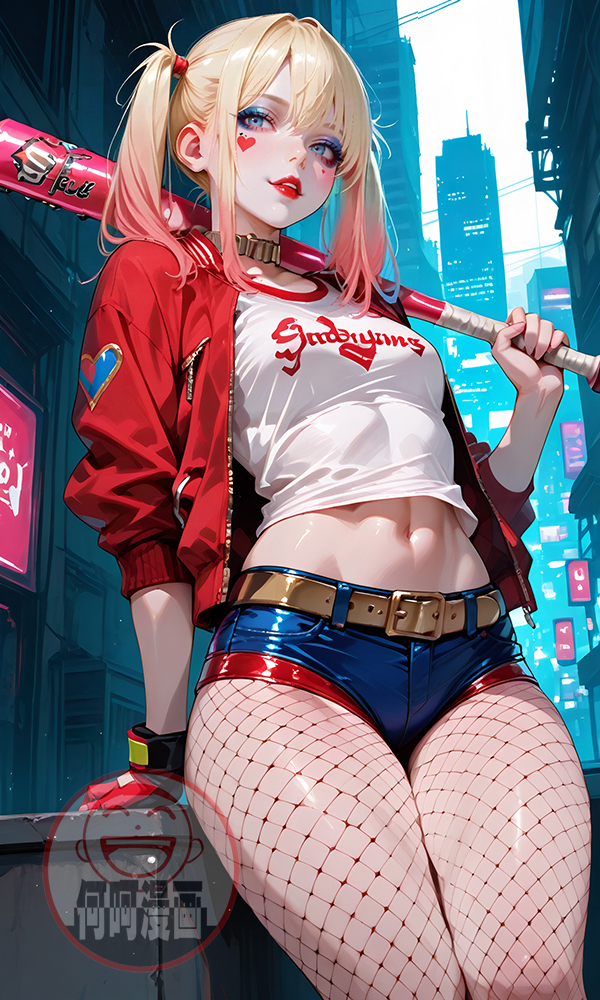 HarleyQuinn 哈莉奎因（小丑女）02-pixiv插画-作品交流服务