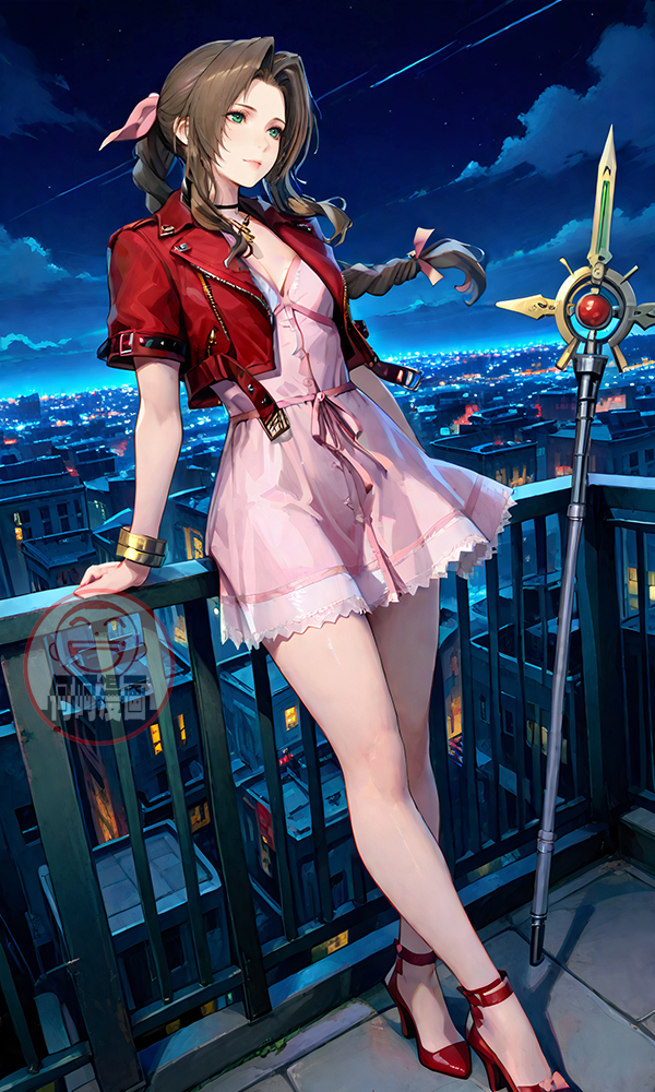 Aerith 爱丽丝 エアリス-pixiv插画-作品交流服务