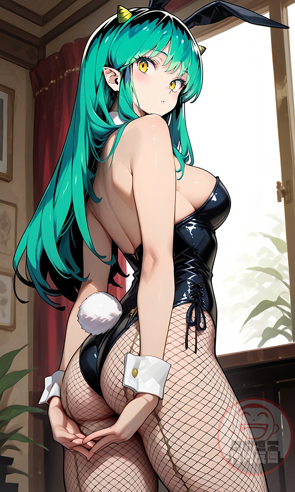 Lum 拉姆 bunny girl-pixiv插画-作品交流服务