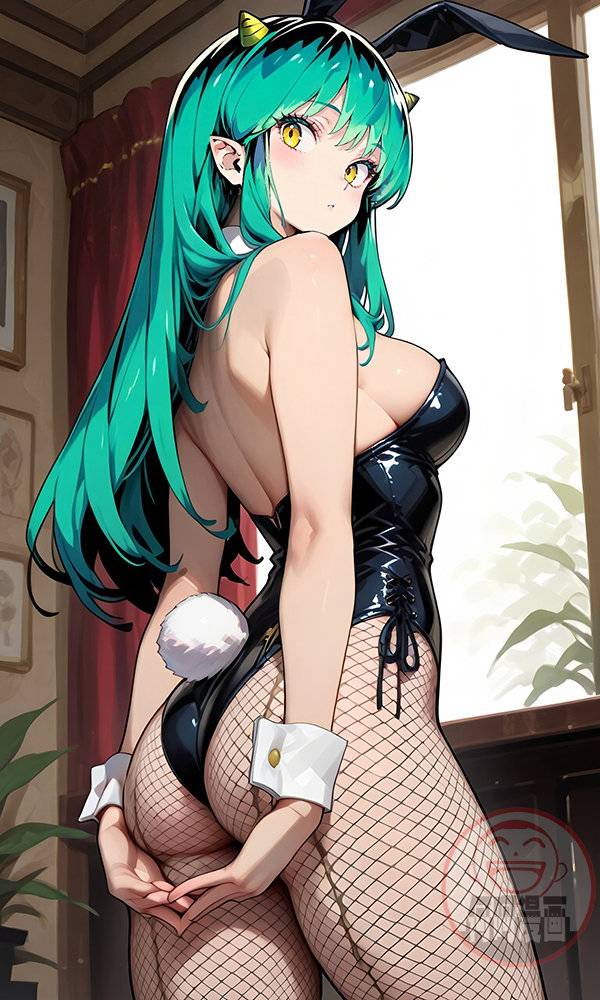 Lum 拉姆 bunny girl-pixiv插画-作品交流服务
