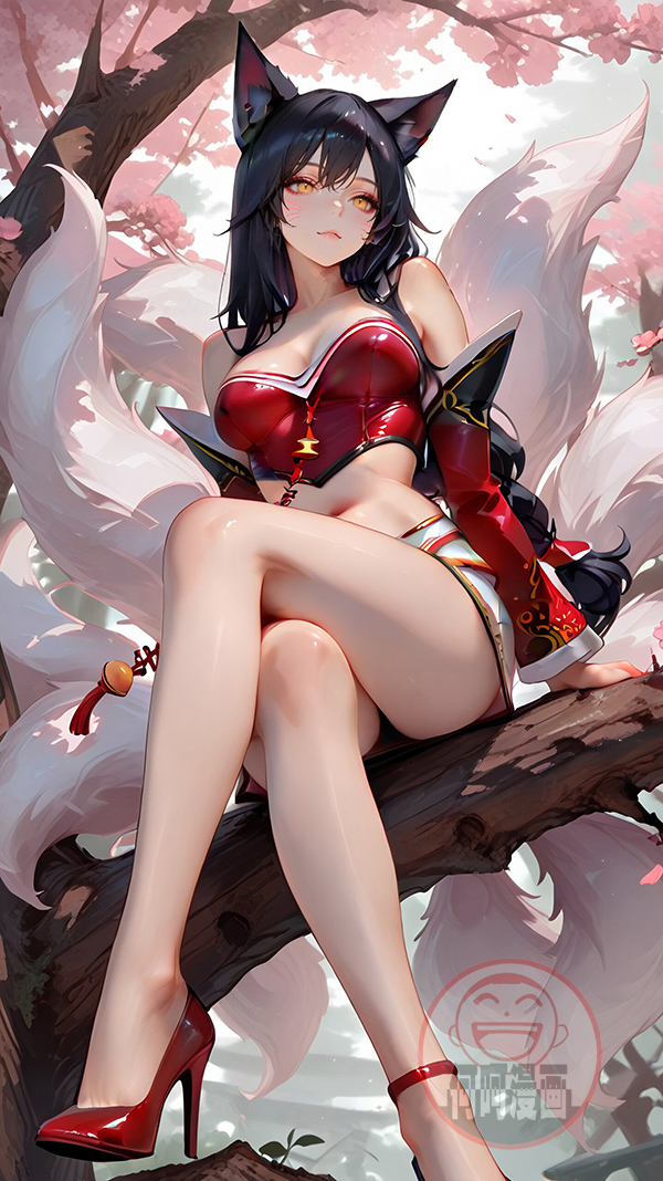 阿狸 Ahri LOL-pixiv插画-作品交流服务