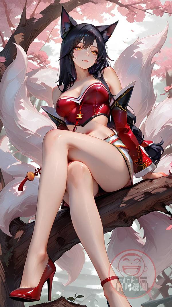 阿狸 Ahri LOL-pixiv插画-作品交流服务