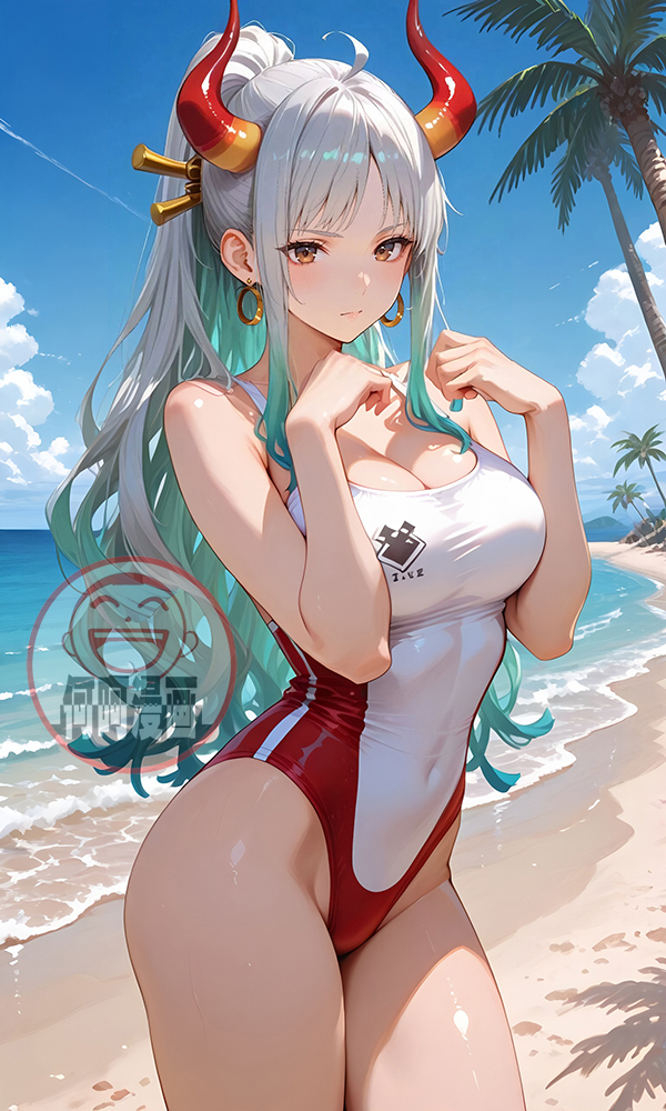 yamato 大和 海贼王 swimsuit-pixiv插画-作品交流服务