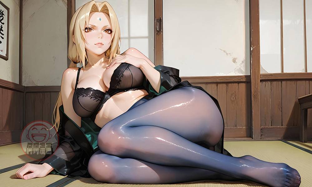 纲手 ツナデ Tsunade blue tights-pixiv插画-作品交流服务