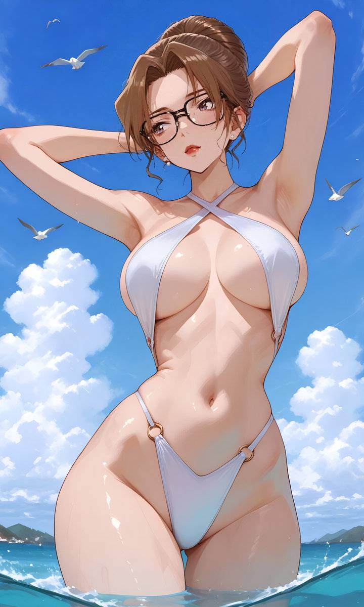 妃英理 きさき えり Kisaki Eri swimsuit泳衣-pixiv插画-作品交流服务