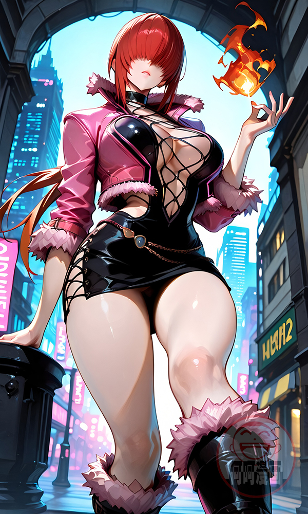 ORICHI SHERMIE 夏尔米 KOF 2P-pixiv插画-作品交流服务