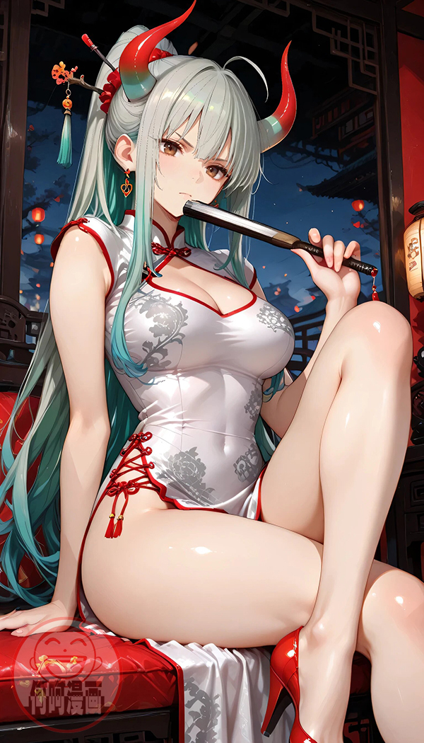 yamato 大和 旗袍 qipao-pixiv插画-作品交流服务