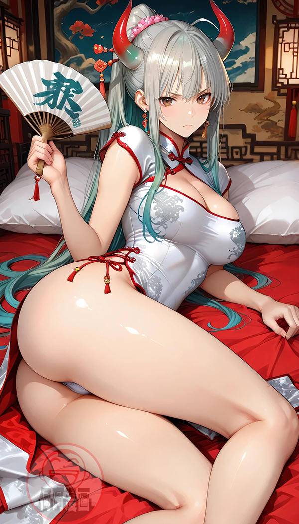 yamato 大和 旗袍 qipao-pixiv插画-作品交流服务