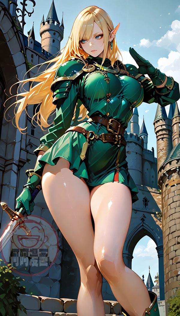 elf 女精灵-pixiv插画-作品交流服务