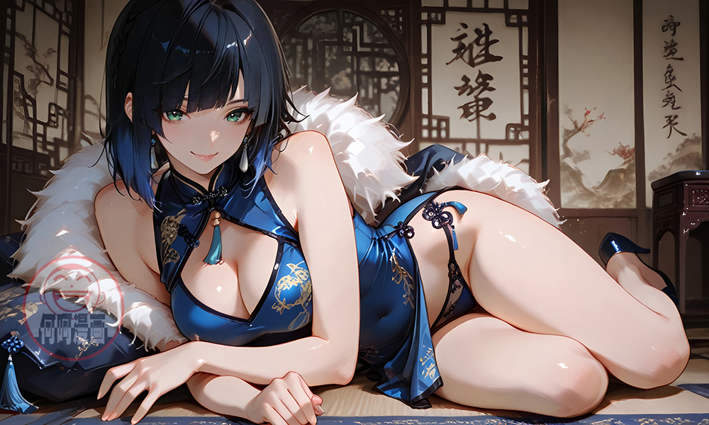 夜兰（夜蘭） yelan 原神 Genshin-pixiv插画-作品交流服务