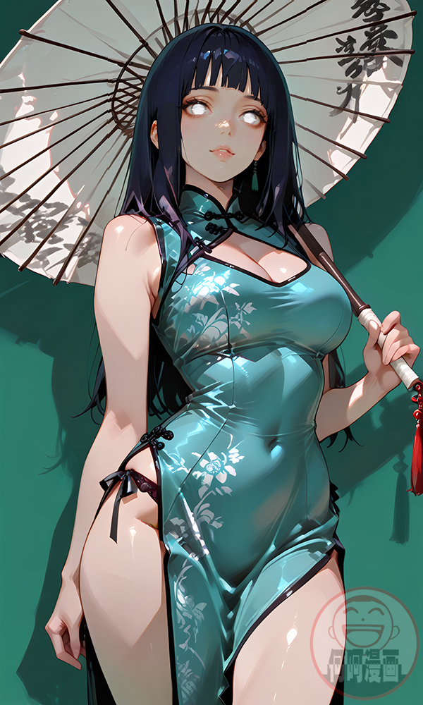 日向雏田（日向 ヒナタ） Hyūga Hinata 旗袍-pixiv插画-作品交流服务