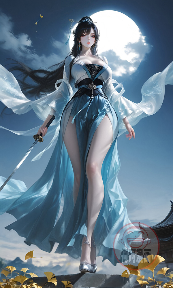 古风美女 Hanfu girl nice legs-pixiv插画-作品交流服务