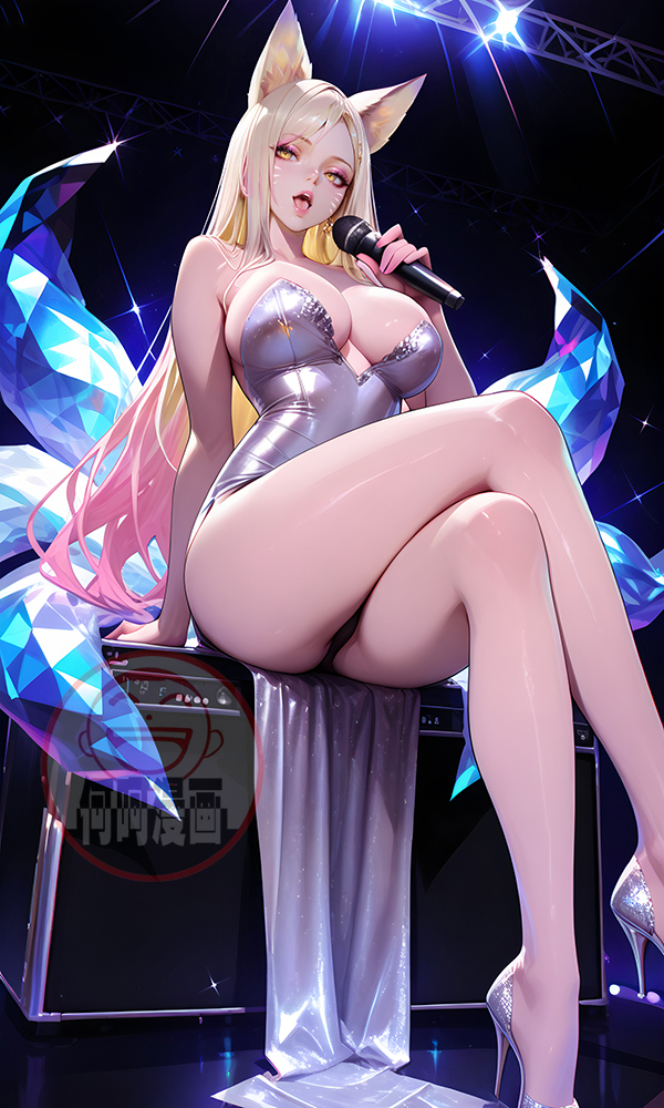 KDA Ahri KDA女团 阿狸 nice legs-pixiv插画-作品交流服务