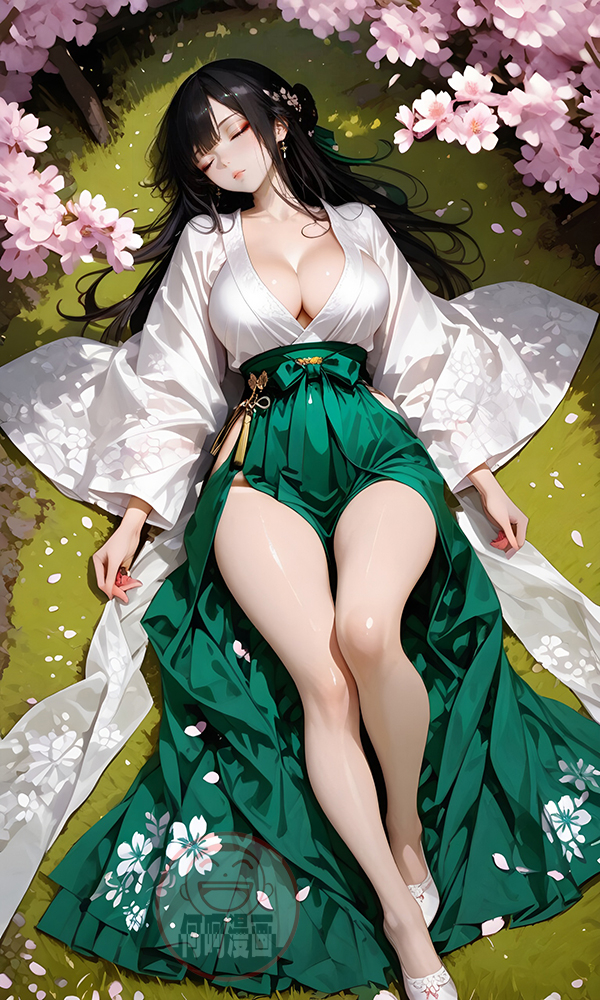 汉服国风美女 Hanfu girl-pixiv插画-作品交流服务