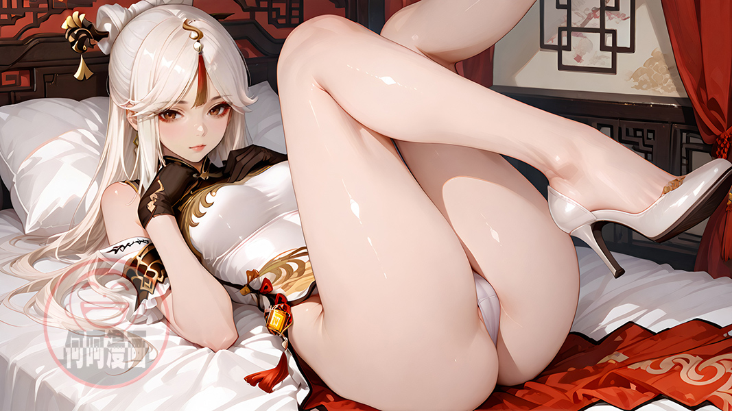 凝光 ningguang nice legs 美腿高跟-pixiv插画-作品交流服务