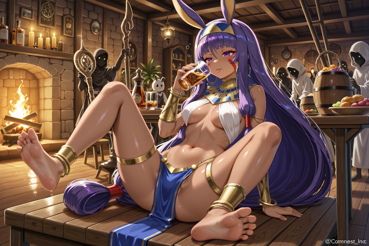 喝一杯-pixiv插画-作品交流服务