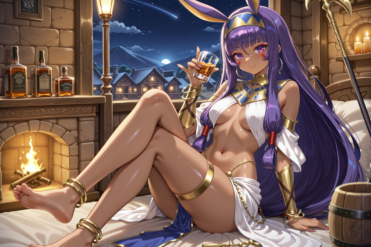 喝一杯-pixiv插画-作品交流服务