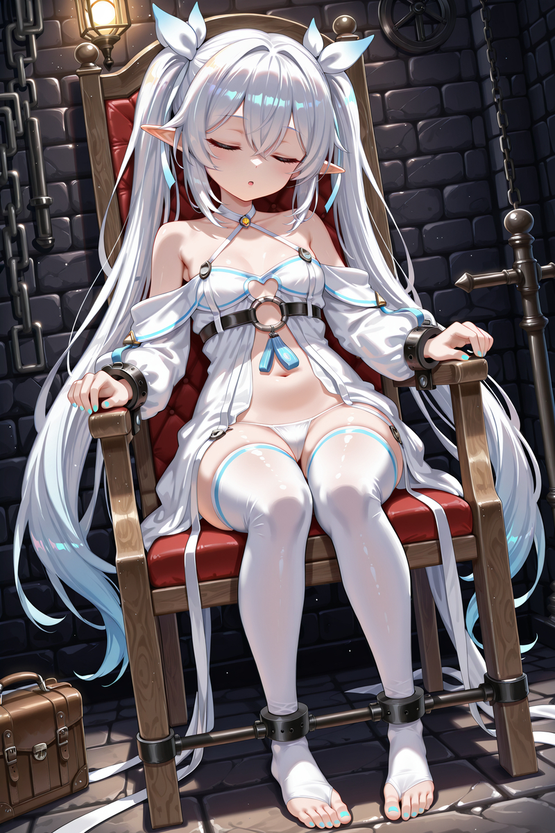 拉菲—拘束调教的前奏-pixiv插画-作品交流服务