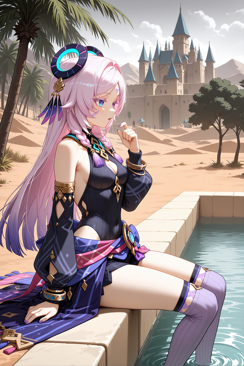 沙漠-pixiv插画-作品交流服务