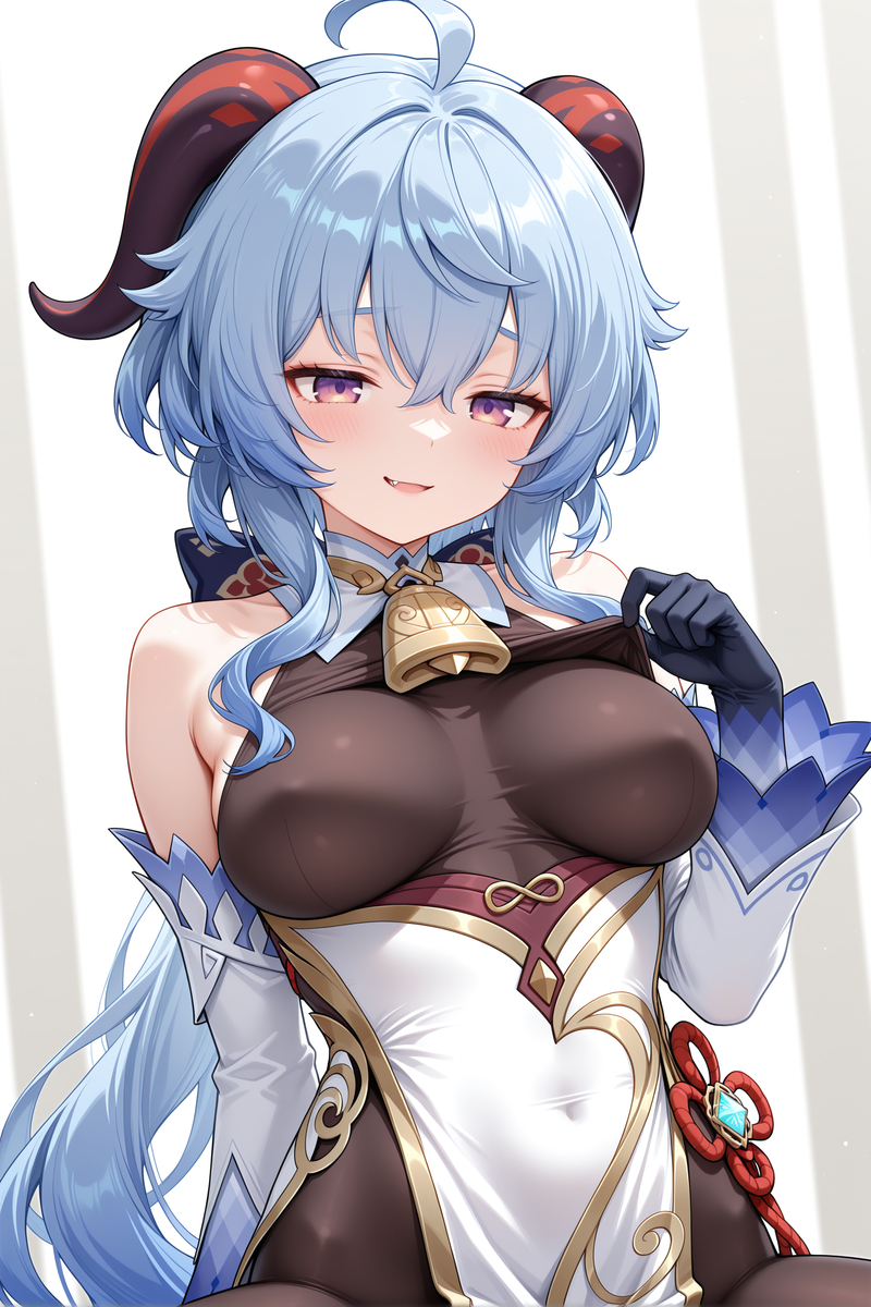 甘雨的小表情 好棒☆(￣▽￣)/$:*-pixiv插画-作品交流服务