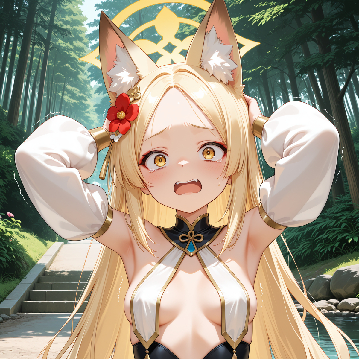 啊！我是笨蛋，前面圣娅全画错了。嘤嘤嘤-pixiv插画-作品交流服务