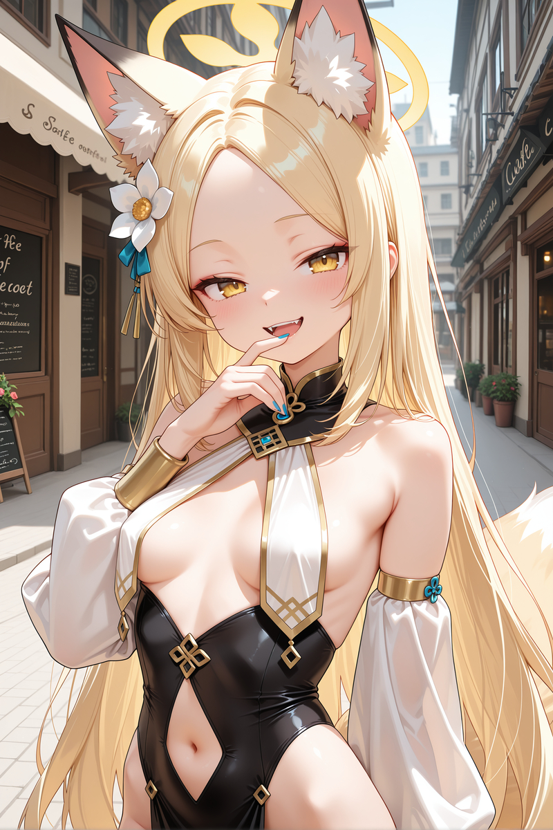 揉揉狐狸胸-pixiv插画-作品交流服务