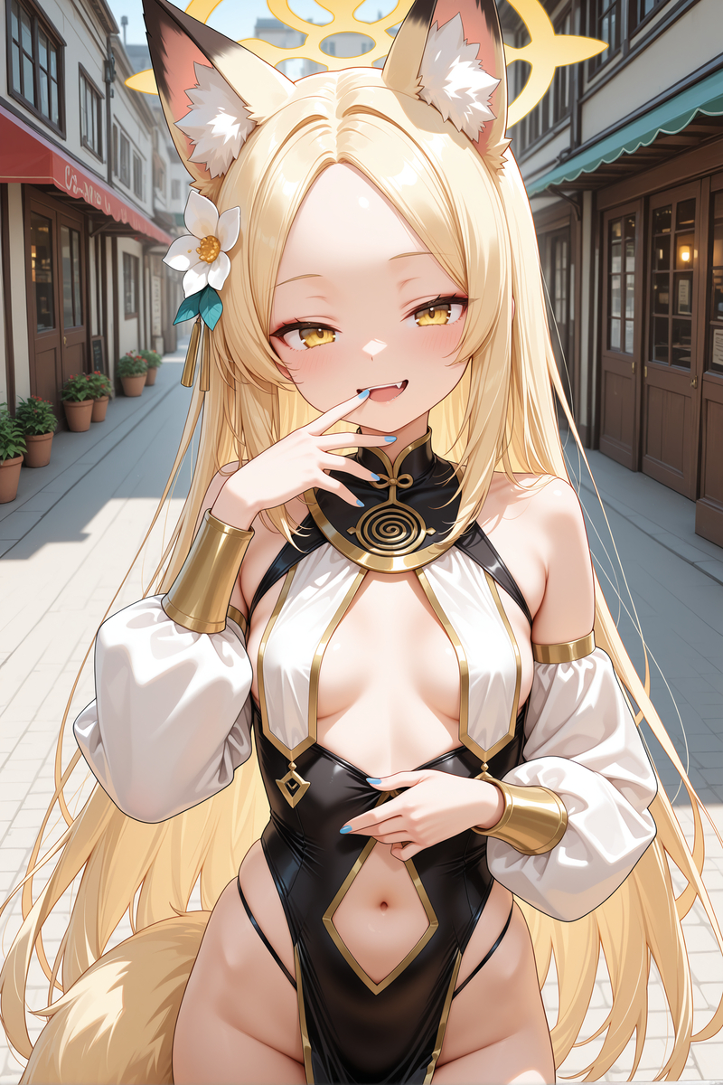 揉揉狐狸胸-pixiv插画-作品交流服务