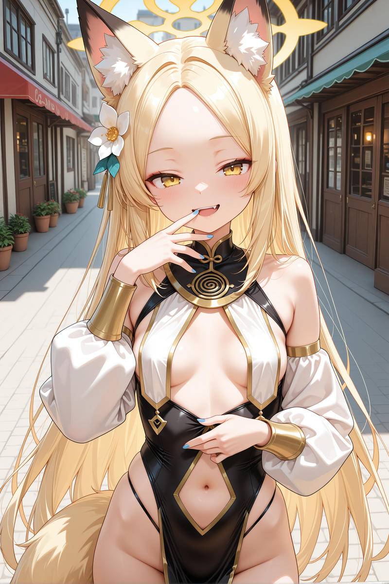 揉揉狐狸胸-pixiv插画-作品交流服务