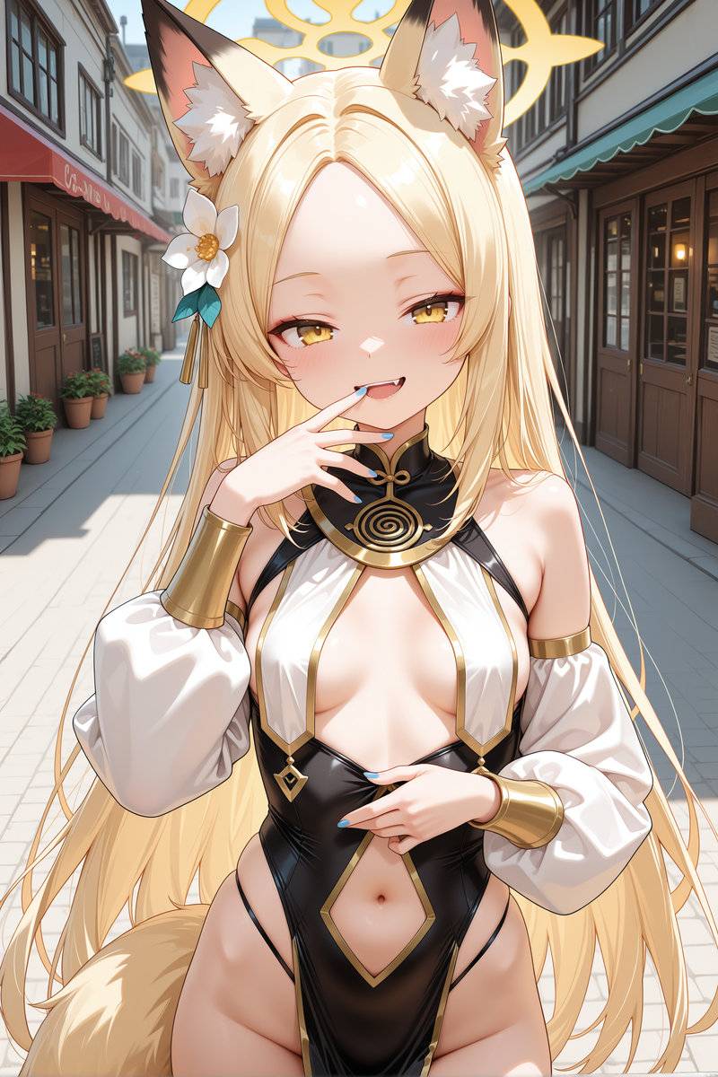 揉揉狐狸胸-pixiv插画-作品交流服务