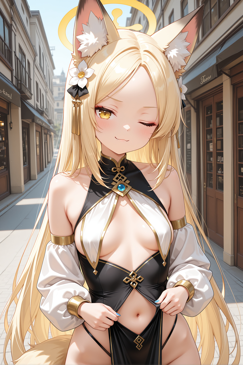 揉揉狐狸胸-pixiv插画-作品交流服务