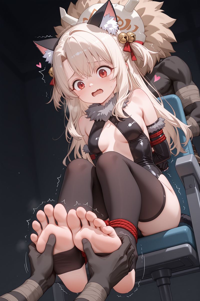 伊莉雅与丘丘人玩游戏-pixiv插画-作品交流服务