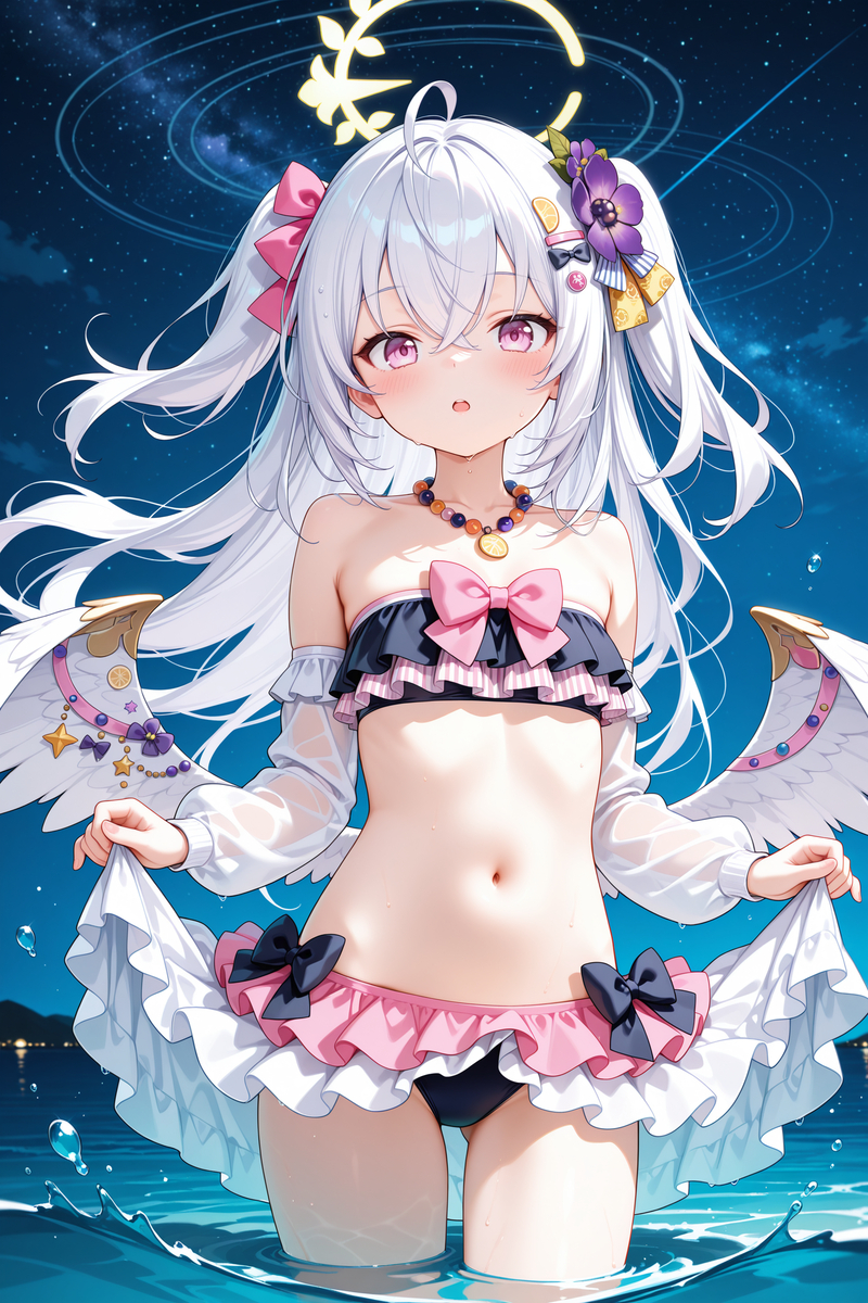 梓（泳装）-pixiv插画-作品交流服务