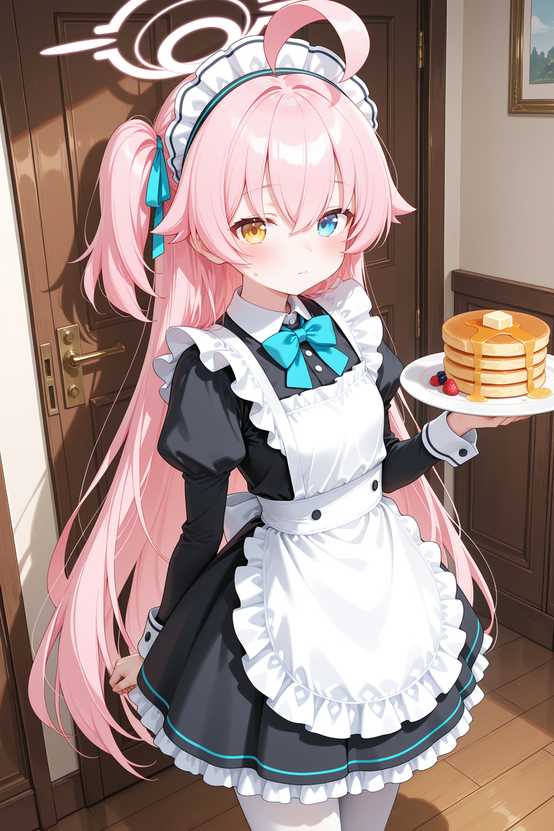 星野穿女仆装也好看-pixiv插画-作品交流服务