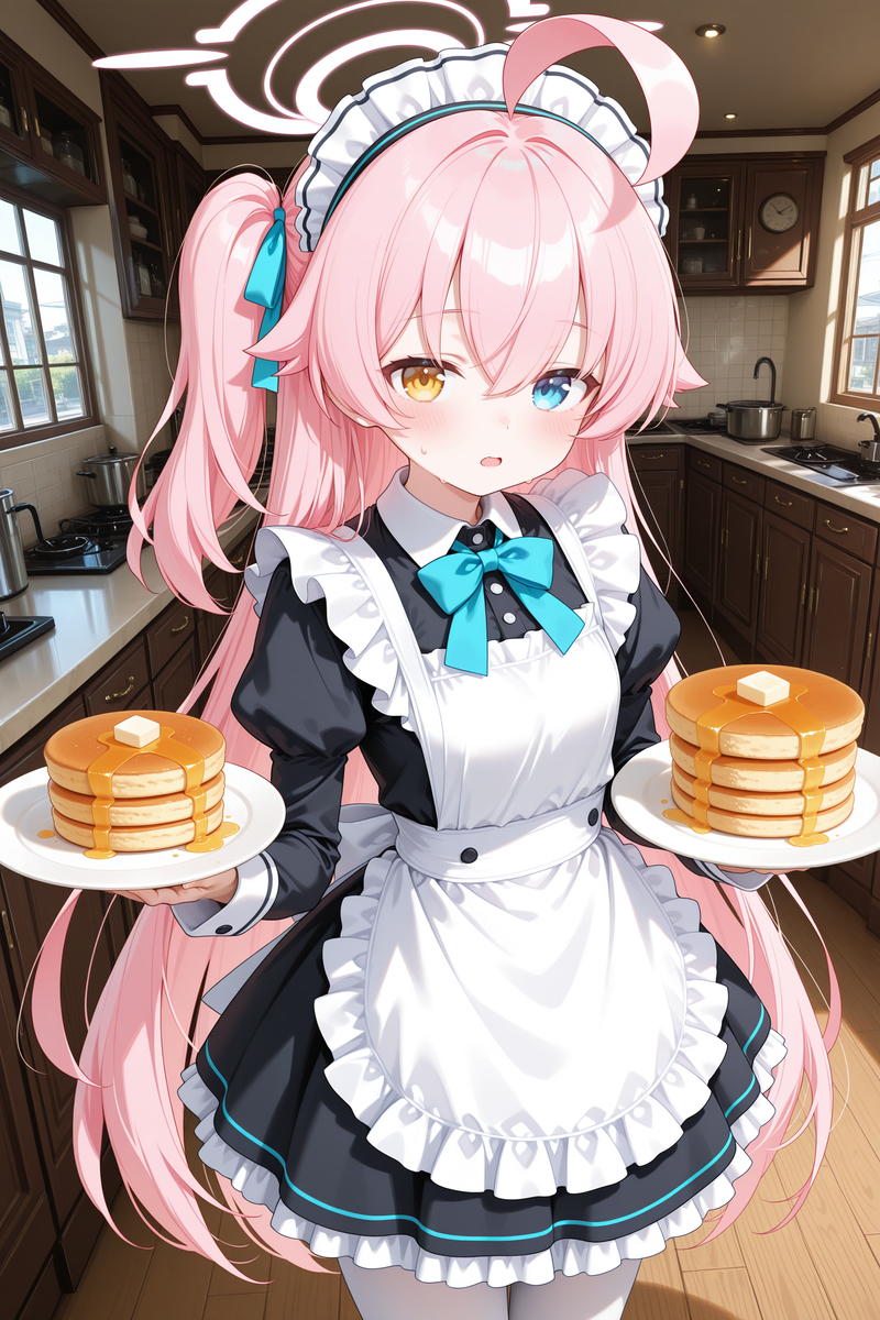 星野穿女仆装也好看-pixiv插画-作品交流服务