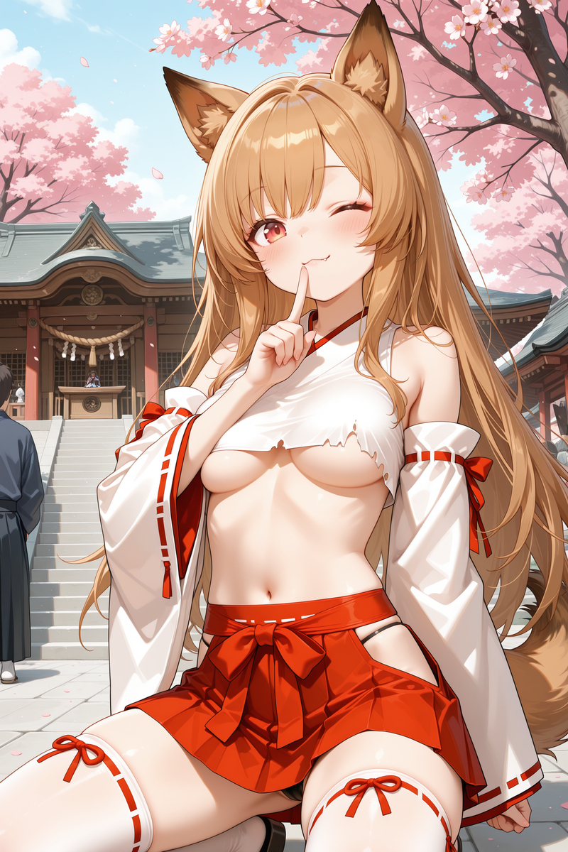 刻俄柏巫女服-pixiv插画-作品交流服务