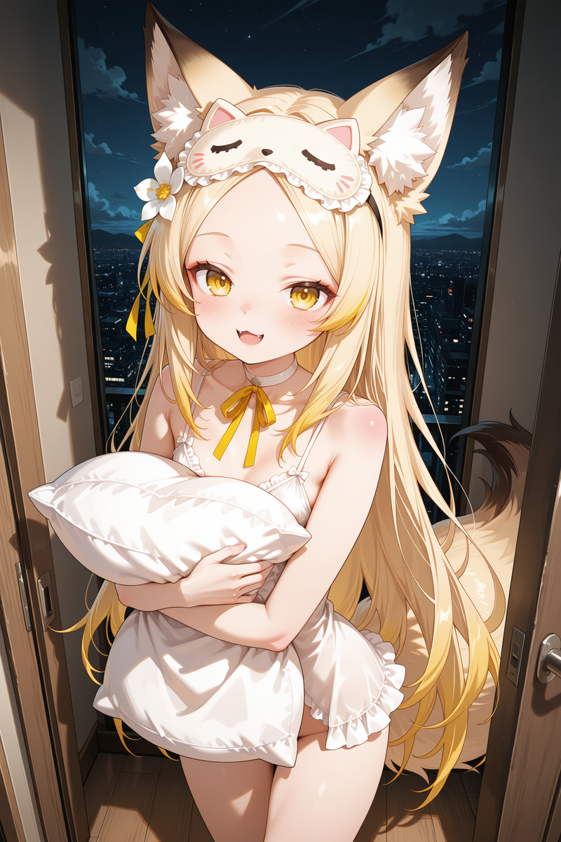 可以一起睡吗？很乖很安静-pixiv插画-作品交流服务