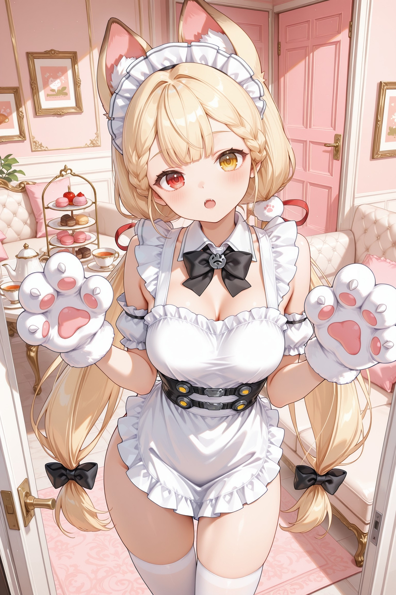 爱丽丝半裸女仆-pixiv插画-作品交流服务