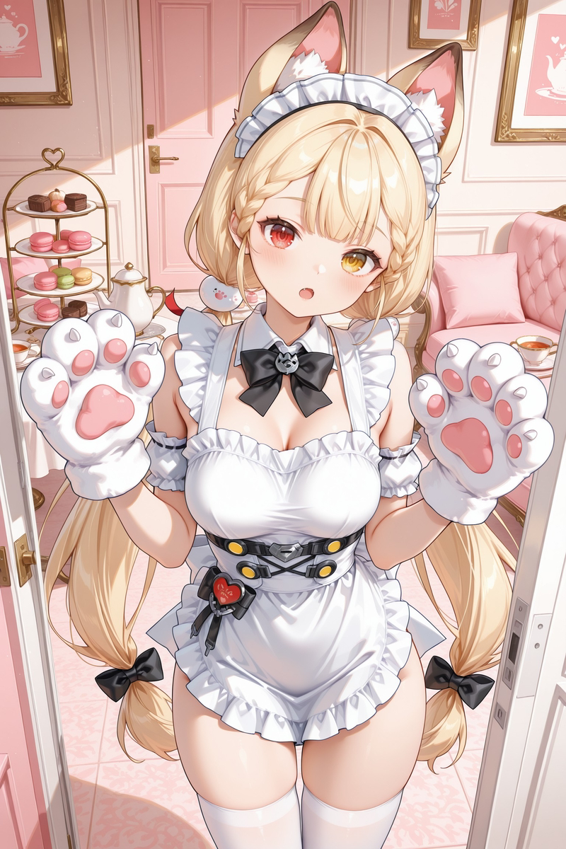 爱丽丝半裸女仆-pixiv插画-作品交流服务