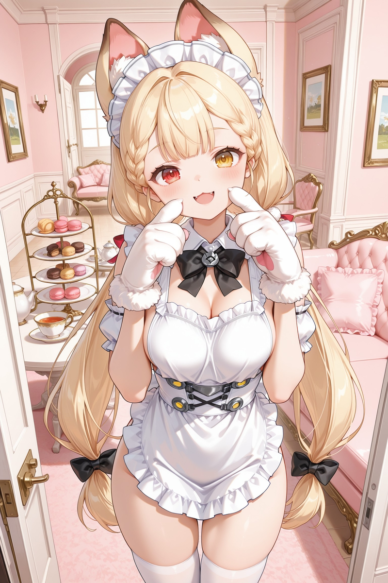 爱丽丝半裸女仆-pixiv插画-作品交流服务