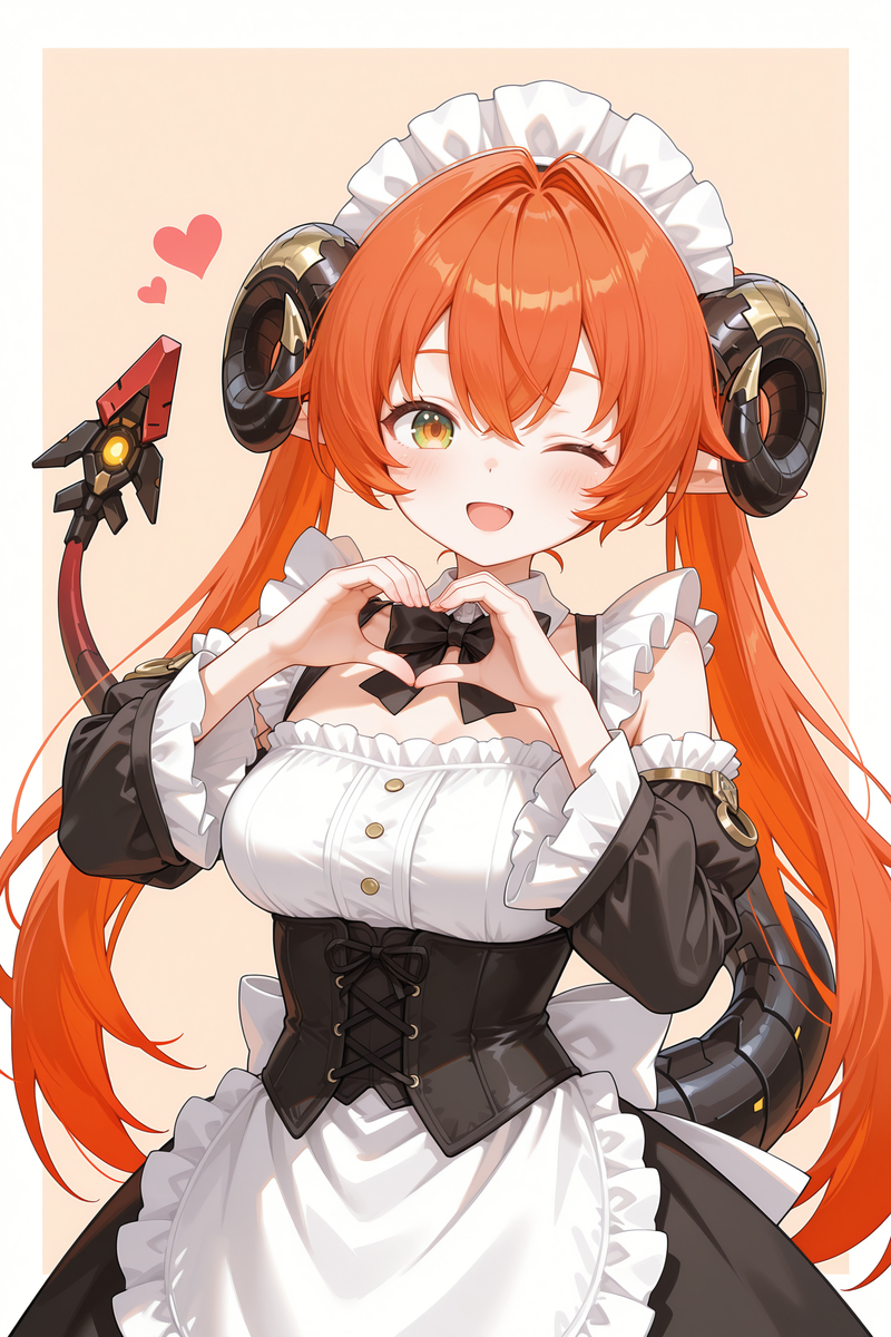 奥菲斯 女仆装-pixiv插画-作品交流服务