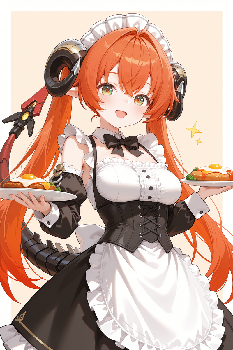 奥菲斯 女仆装-pixiv插画-作品交流服务