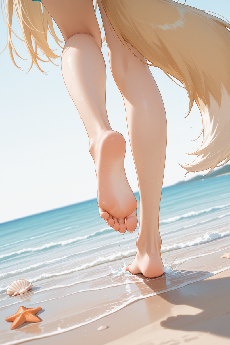 海边散步-pixiv插画-作品交流服务