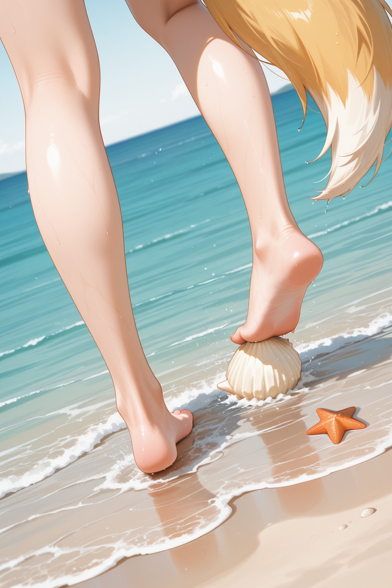 海边散步-pixiv插画-作品交流服务