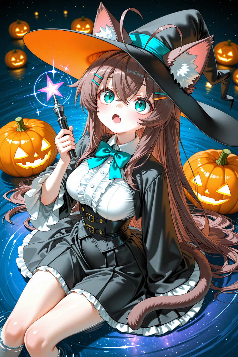 万圣节猫猫-pixiv插画-作品交流服务