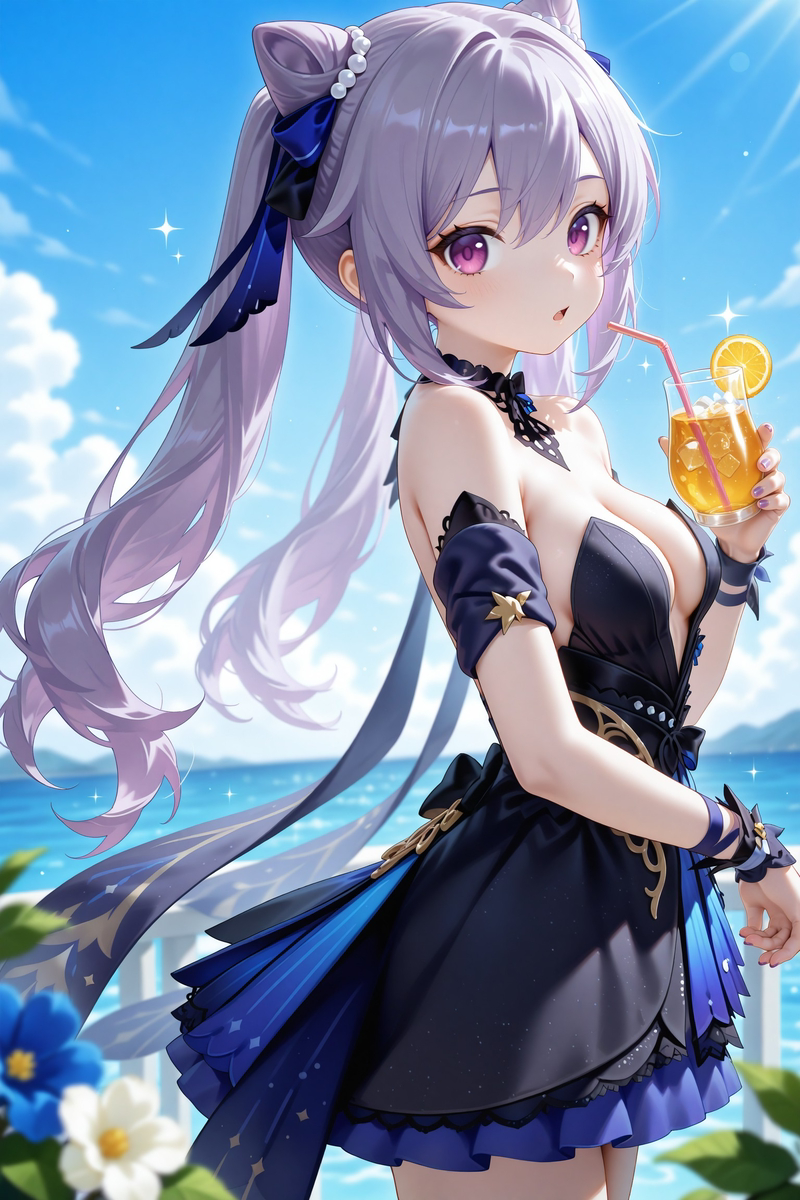 刻晴-pixiv插画-作品交流服务