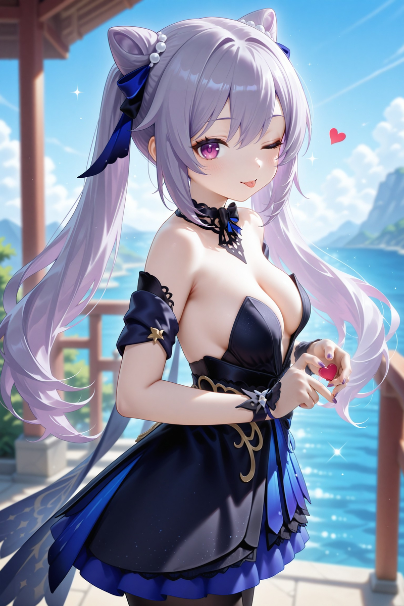 刻晴-pixiv插画-作品交流服务