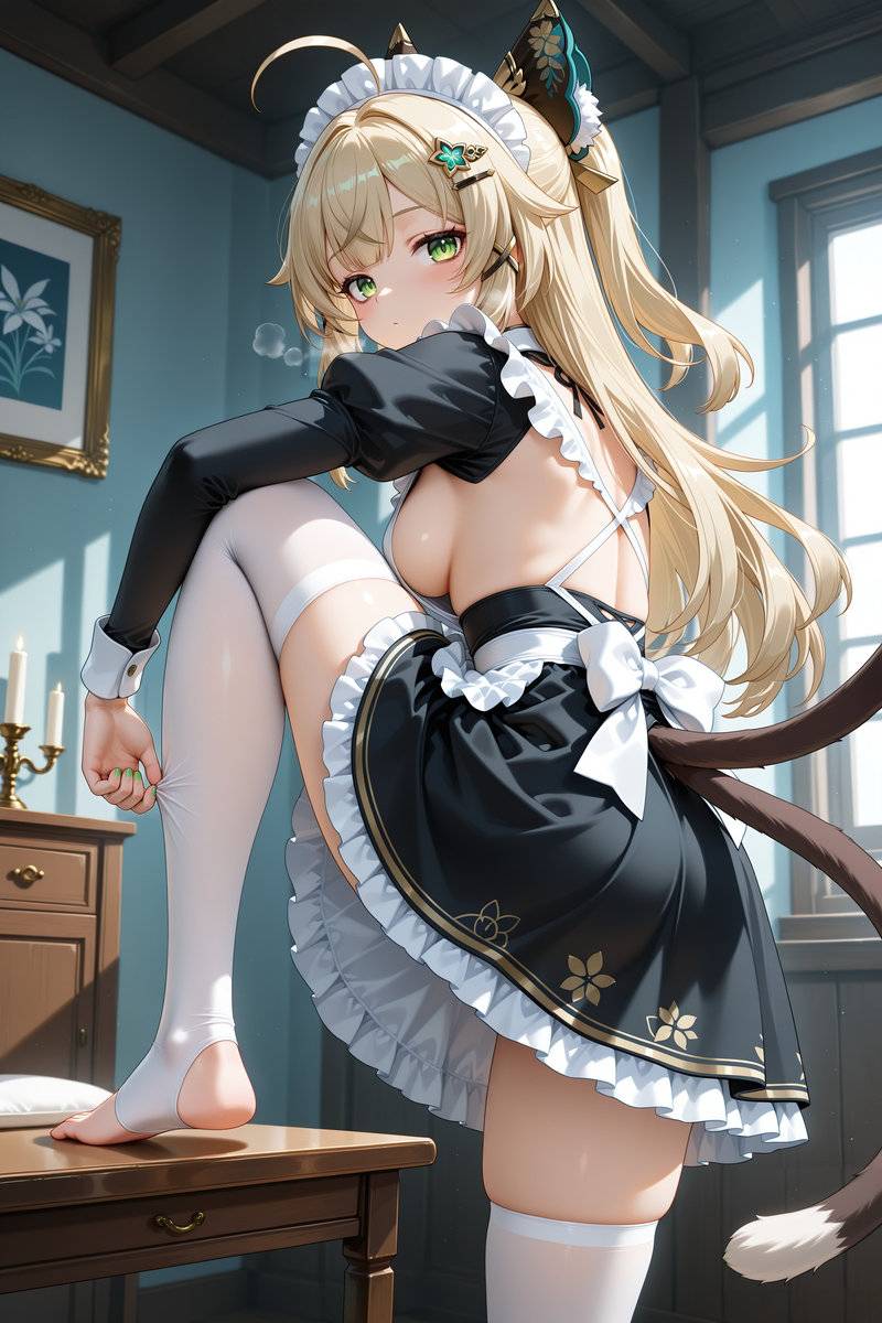 綺良々女仆-pixiv插画-作品交流服务